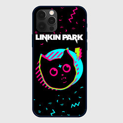 Чехол для iPhone 12 Pro Max Linkin Park - rock star cat, цвет: 3D-черный
