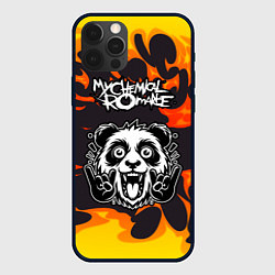 Чехол iPhone 12 Pro Max My Chemical Romance рок панда и огонь