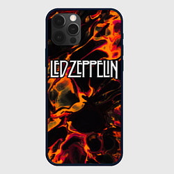 Чехол iPhone 12 Pro Max Led Zeppelin red lava