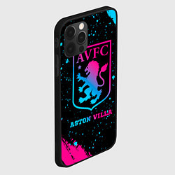 Чехол для iPhone 12 Pro Max Aston Villa - neon gradient, цвет: 3D-черный — фото 2