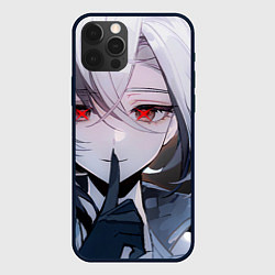 Чехол для iPhone 12 Pro Max Genshin Impact Арлекино smile quiet, цвет: 3D-черный