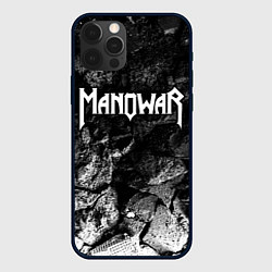 Чехол iPhone 12 Pro Max Manowar black graphite