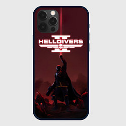 Чехол iPhone 12 Pro Max Helldivers 2: Адский десантник