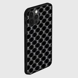 Чехол для iPhone 12 Pro Max Mechanic skull, цвет: 3D-черный — фото 2