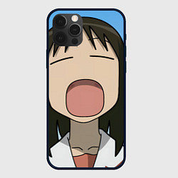 Чехол iPhone 12 Pro Max Azumanga Daioh Аюму Касуга зевает