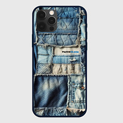 Чехол iPhone 12 Pro Max Patchwork denim - vogue