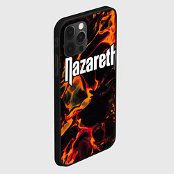 Чехол для iPhone 12 Pro Max Nazareth red lava, цвет: 3D-черный — фото 2