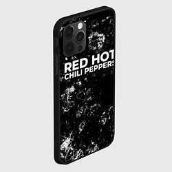Чехол для iPhone 12 Pro Max Red Hot Chili Peppers black ice, цвет: 3D-черный — фото 2