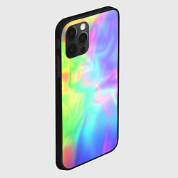 Чехол для iPhone 12 Pro Max Яркий тай-дай абстракция, цвет: 3D-черный — фото 2
