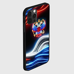 Чехол для iPhone 12 Pro Max Неоновые флаг и греб, цвет: 3D-черный — фото 2