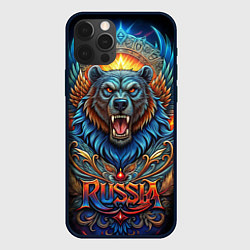 Чехол iPhone 12 Pro Max Суровый русский медведь
