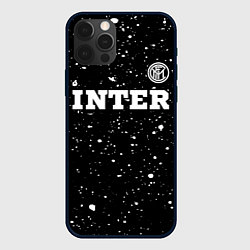 Чехол для iPhone 12 Pro Max Inter sport на темном фоне посередине, цвет: 3D-черный