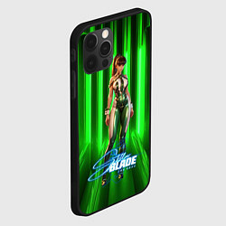 Чехол для iPhone 12 Pro Max Stellar Blade green Eve, цвет: 3D-черный — фото 2