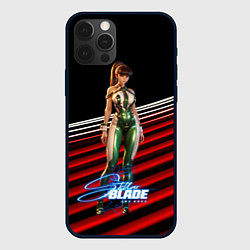 Чехол для iPhone 12 Pro Max Stellar Blade Eve black red, цвет: 3D-черный