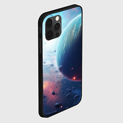 Чехол для iPhone 12 Pro Max Одинокая планета, цвет: 3D-черный — фото 2