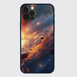Чехол для iPhone 12 Pro Max Вселенная и планеты, цвет: 3D-черный