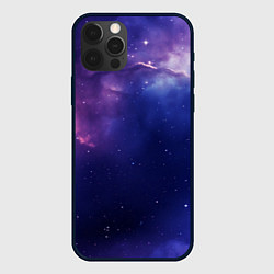 Чехол для iPhone 12 Pro Max Космическое яркое сияние, цвет: 3D-черный