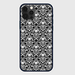 Чехол iPhone 12 Pro Max Skull patterns