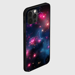 Чехол для iPhone 12 Pro Max Абстрактный космос фантастика, цвет: 3D-черный — фото 2