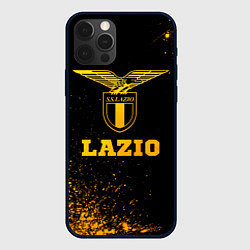 Чехол для iPhone 12 Pro Max Lazio - gold gradient, цвет: 3D-черный