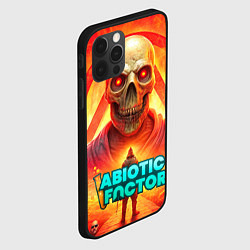 Чехол для iPhone 12 Pro Max Abiotic Factor horror skull, цвет: 3D-черный — фото 2