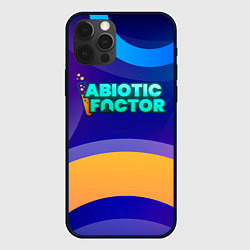 Чехол iPhone 12 Pro Max Abiotic Factor цветные круги и лого