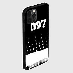 Чехол для iPhone 12 Pro Max Dayz game pattern logo, цвет: 3D-черный — фото 2