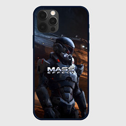 Чехол для iPhone 12 Pro Max Mass Effect game space, цвет: 3D-черный