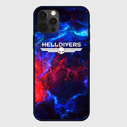 Чехол для iPhone 12 Pro Max Helldivers: Space Logo, цвет: 3D-черный