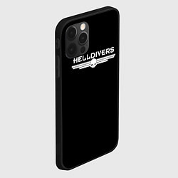 Чехол для iPhone 12 Pro Max Helldivers Logo, цвет: 3D-черный — фото 2