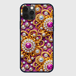 Чехол iPhone 12 Pro Max Ювелирный паттерн