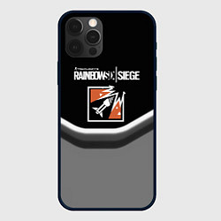 Чехол iPhone 12 Pro Max Rainbow six game steel