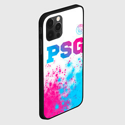 Чехол для iPhone 12 Pro Max PSG neon gradient style посередине, цвет: 3D-черный — фото 2