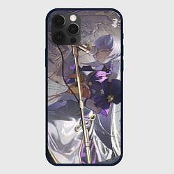 Чехол iPhone 12 Pro Max Honkai Star Rail Robin поёт за микрофоном