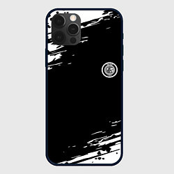 Чехол для iPhone 12 Pro Max Inter абстрактные краски текстура, цвет: 3D-черный