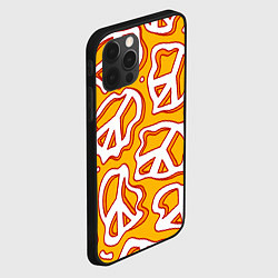 Чехол для iPhone 12 Pro Max Pattern peace, цвет: 3D-черный — фото 2