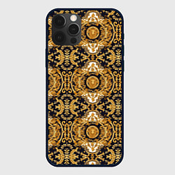 Чехол для iPhone 12 Pro Max Роскошь и стиль, цвет: 3D-черный