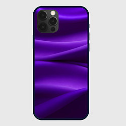 Чехол для iPhone 12 Pro Max Фиолетовый шелк, цвет: 3D-черный