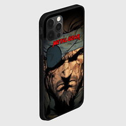 Чехол для iPhone 12 Pro Max Веном Снейк Metal gear game, цвет: 3D-черный — фото 2