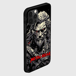 Чехол для iPhone 12 Pro Max Venom Snake Metal gear game, цвет: 3D-черный — фото 2