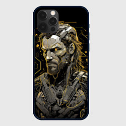 Чехол iPhone 12 Pro Max Venom Snake cyber Metal gear game