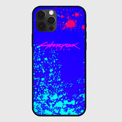 Чехол iPhone 12 Pro Max Cyberpunk neon steel