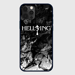 Чехол для iPhone 12 Pro Max Hellsing black graphite, цвет: 3D-черный