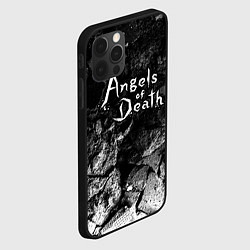 Чехол для iPhone 12 Pro Max Angels of Death black graphite, цвет: 3D-черный — фото 2