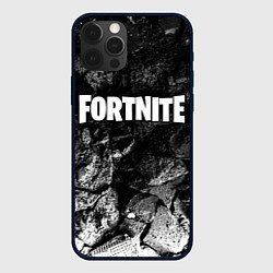 Чехол iPhone 12 Pro Max Fortnite black graphite