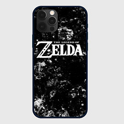 Чехол для iPhone 12 Pro Max Zelda black ice, цвет: 3D-черный