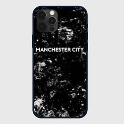 Чехол для iPhone 12 Pro Max Manchester City black ice, цвет: 3D-черный