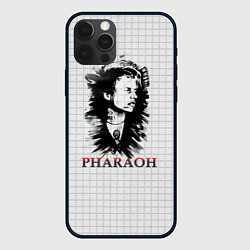 Чехол для iPhone 12 Pro Max Портрет фараона, цвет: 3D-черный