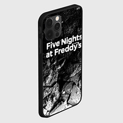 Чехол для iPhone 12 Pro Max FNAF black graphite, цвет: 3D-черный — фото 2