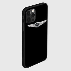 Чехол для iPhone 12 Pro Max Genesis, цвет: 3D-черный — фото 2
